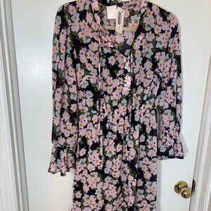 🌺 NWT J.Crew Mercantile Floral Print, Marimekko-Like, Dress – Size XS